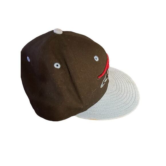 Hickory Crawdads New Era Authentic SZ 6 3/4 59FIFTY Hat Cap Blue - Picture 2 of 9